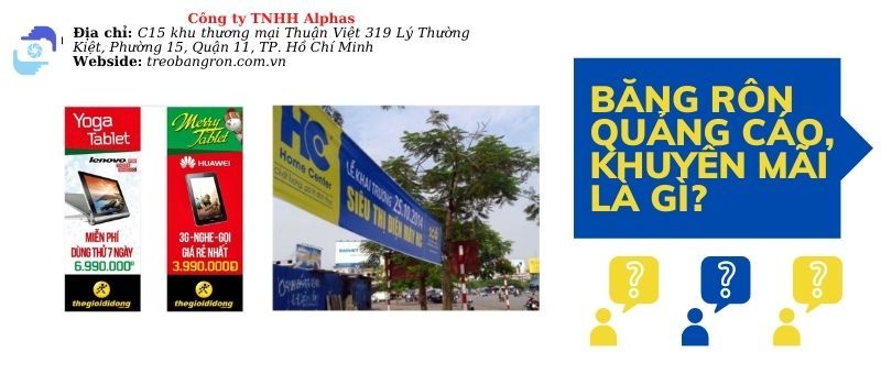 Băng rôn quảng cáo, khuyến mãi là gì?