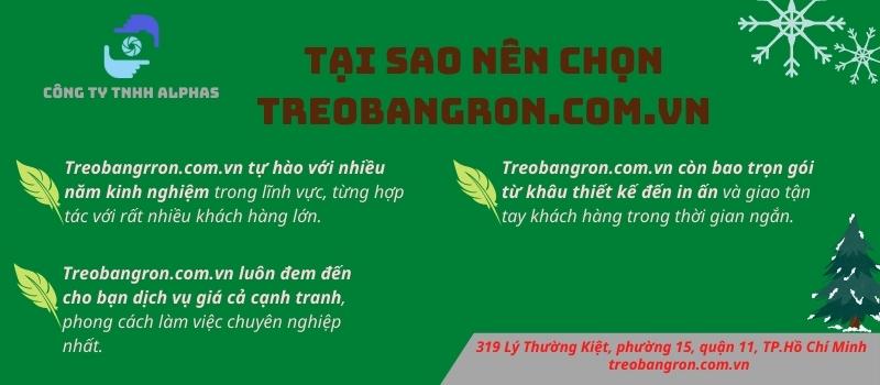 Địa điểm in băng rôn giáng sinh uy tín, giá rẻ tại TP.HCM