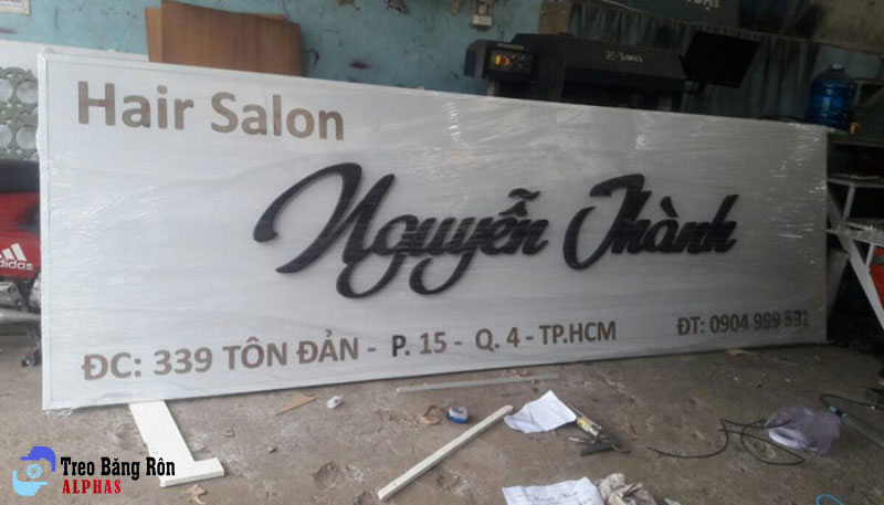 mẩu biển hiệu salon tóc