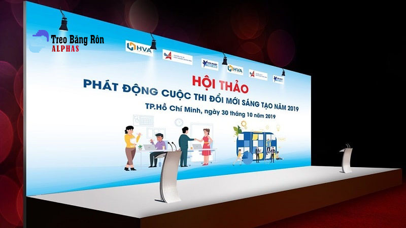 mẫu phông nền sự kiện đẹp