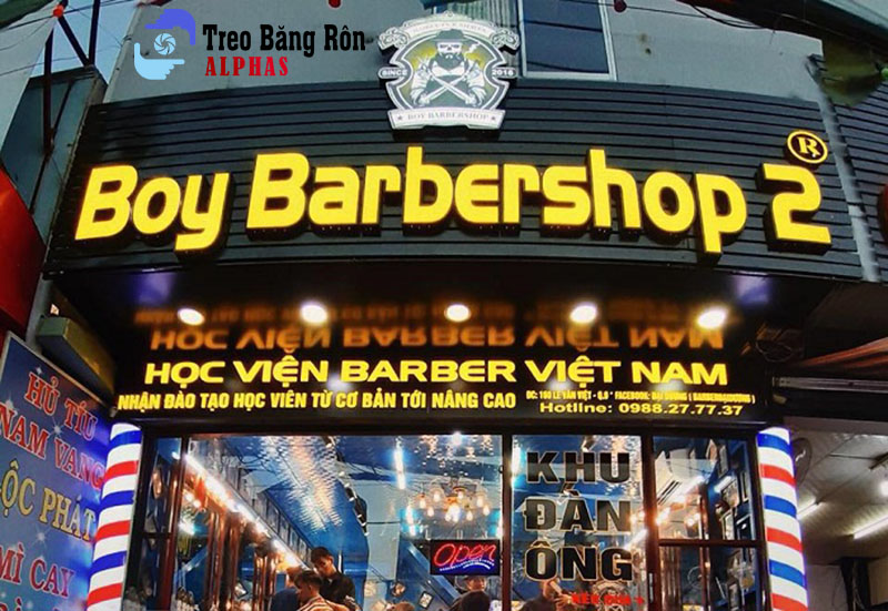 mẫu biển hiệu barbershop