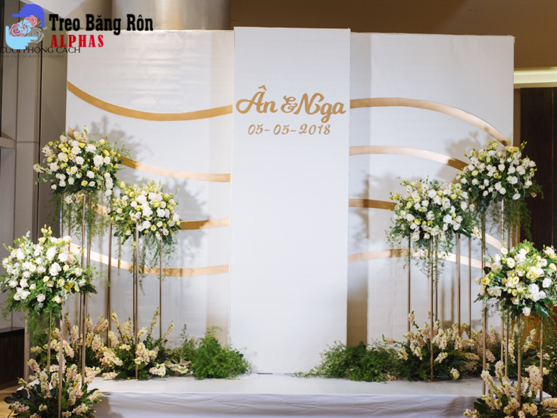 mẫu backdrop đám cưới