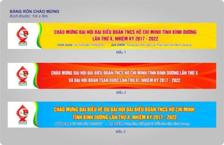 20+ Mẫu Băng Rôn Chào Mừng Đại Hội Đảng Đoàn Đẹp Nhất