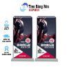 Standee kiểu cửa đế nước ngoài trời kích thước 0.8*1.8m