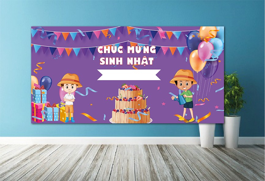 Băng rôn chúc mừng sinh nhật