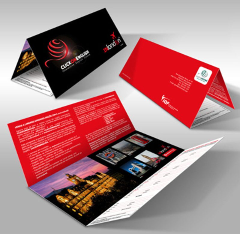 MẪU BROCHURE – MENU LOGO DẠNG GẤP