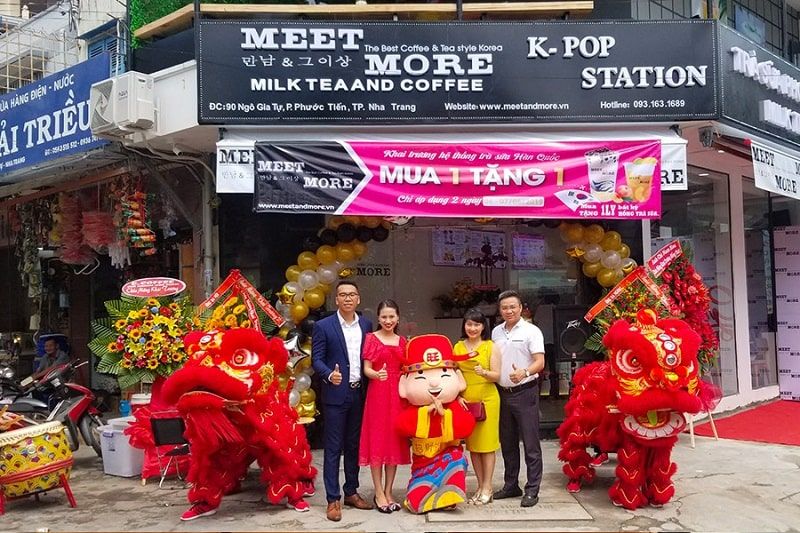 Mẫu băng rôn cửa hàng trà sữa