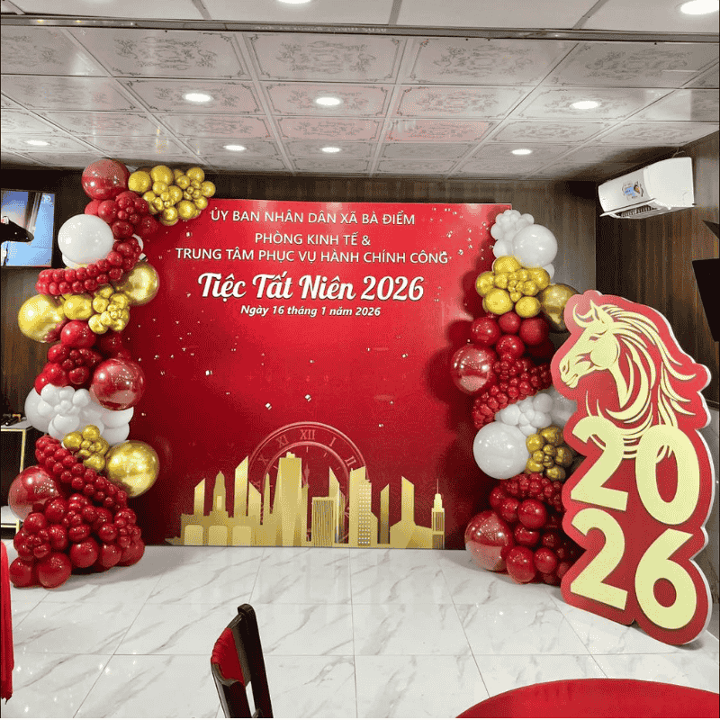 Backdrop tiệc tất niên 50+ Mẫu Backdrop Tiệc Tất Niên Đẹp, Mới Nhất