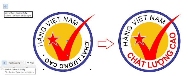 Hoàn thiện và lưu logo