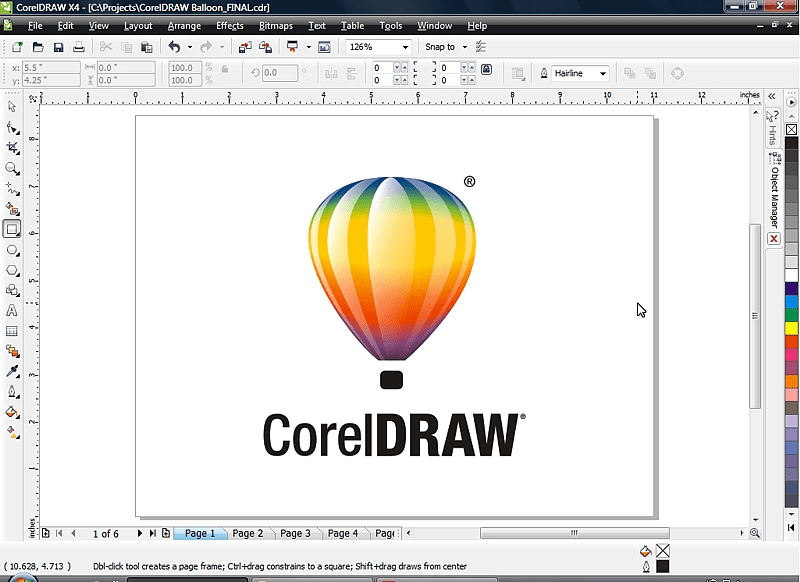 Khởi động CorelDRAW và thiết lập không gian làm việc