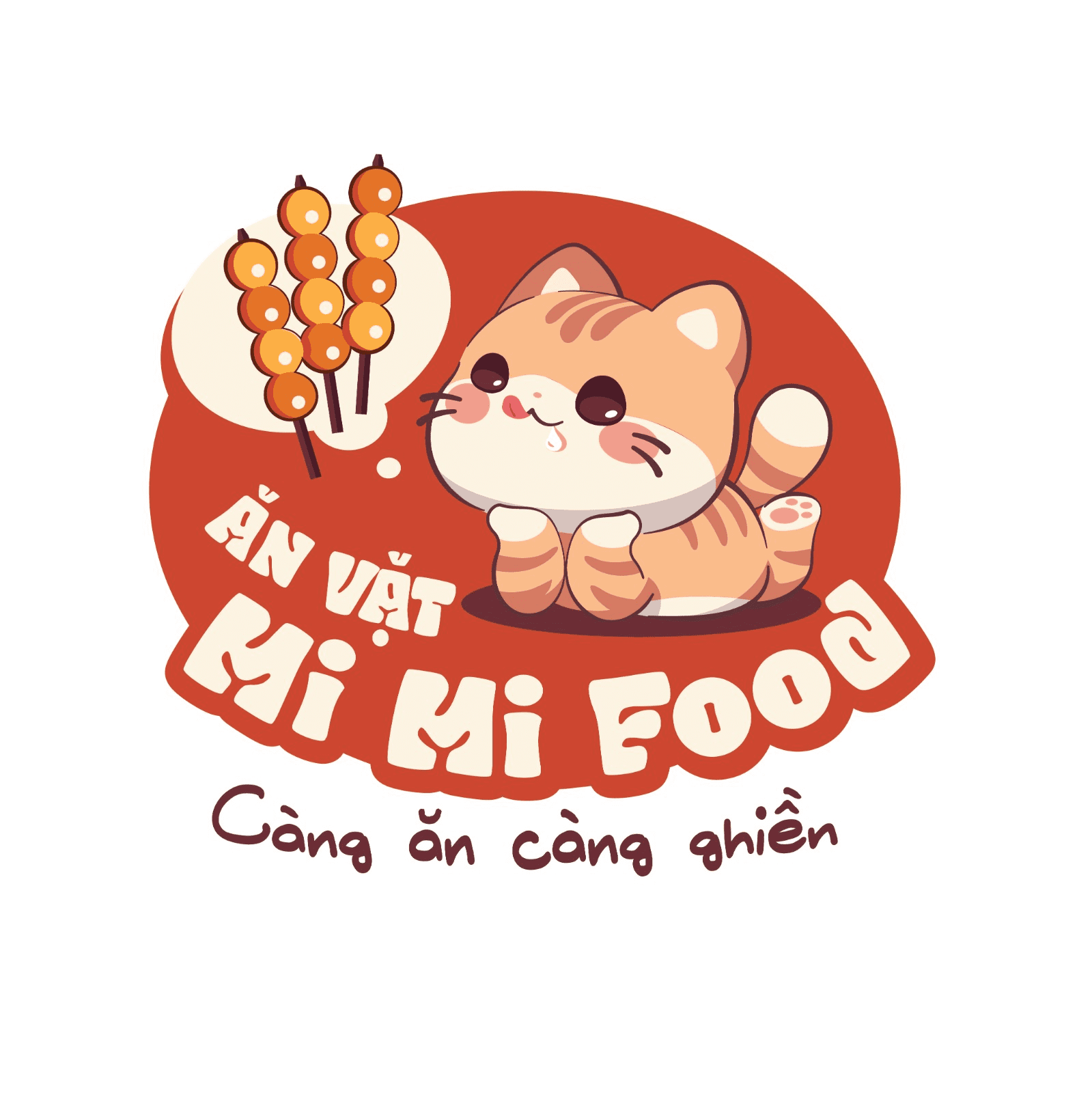 Mẫu thiết kế logo chibi phong cách dễ thương, ngộ nghĩnh