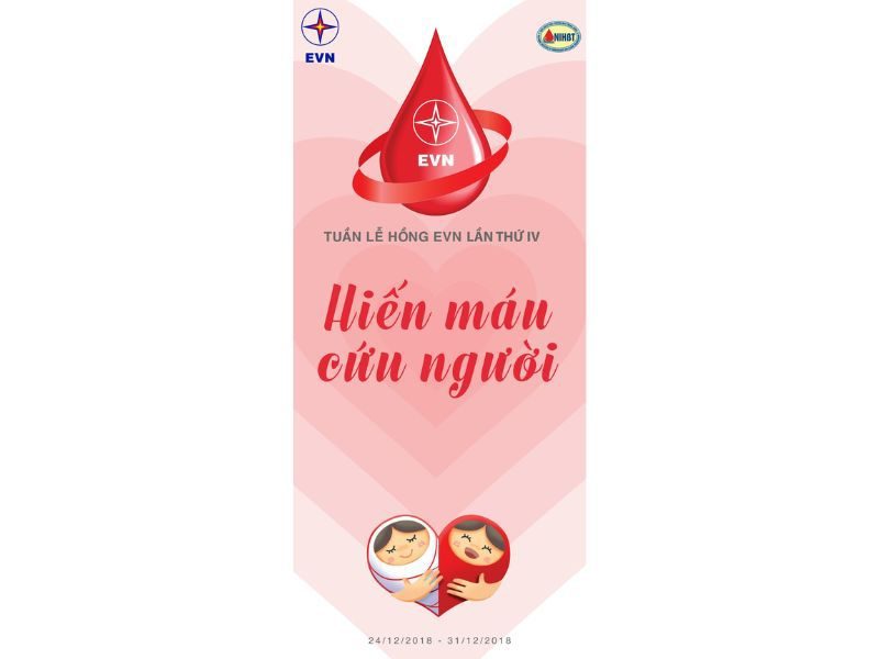 Standee hiến máu