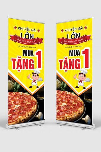 Standee khuyến mãi pizza