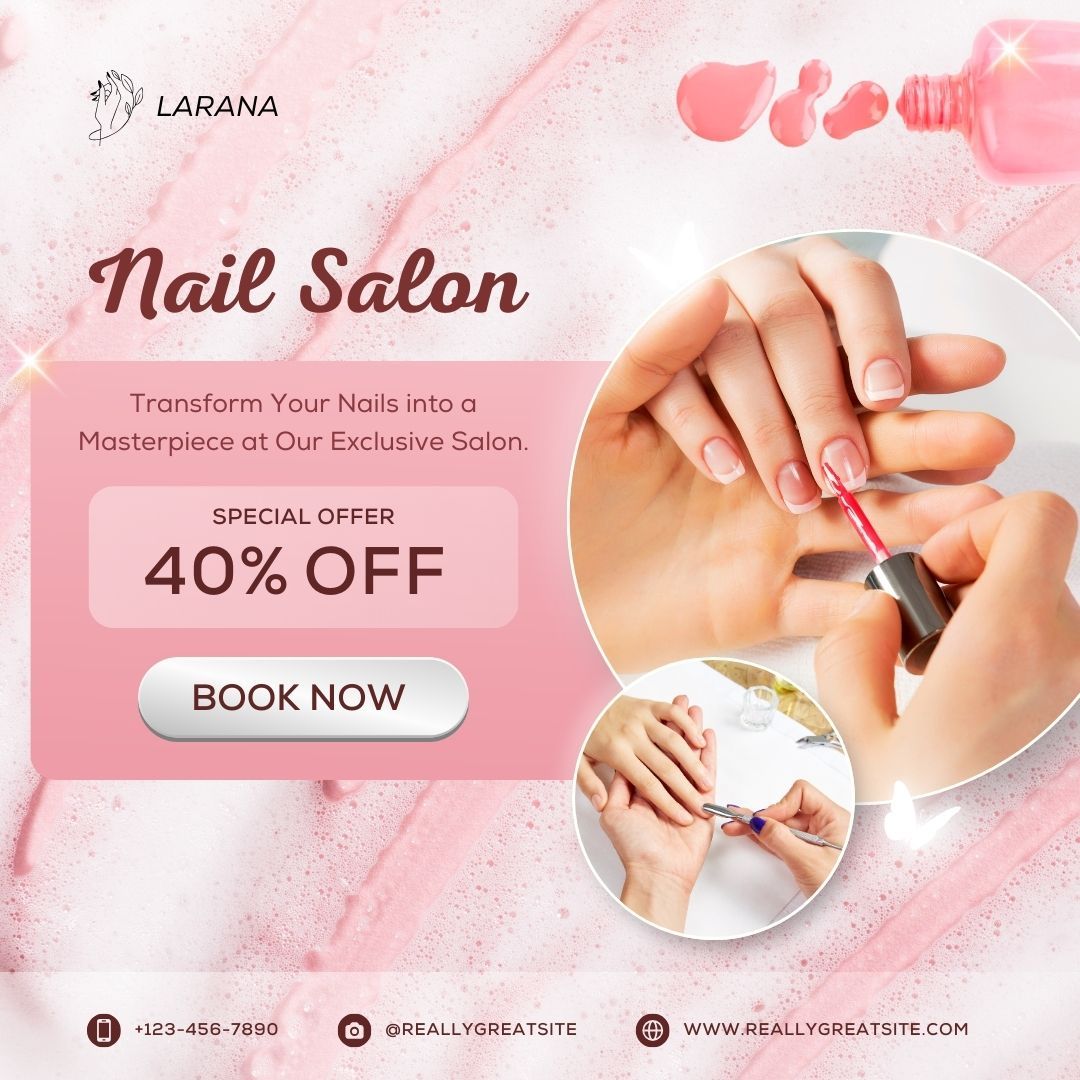 Hình ảnh khuyến mãi khai trương tiệm nail