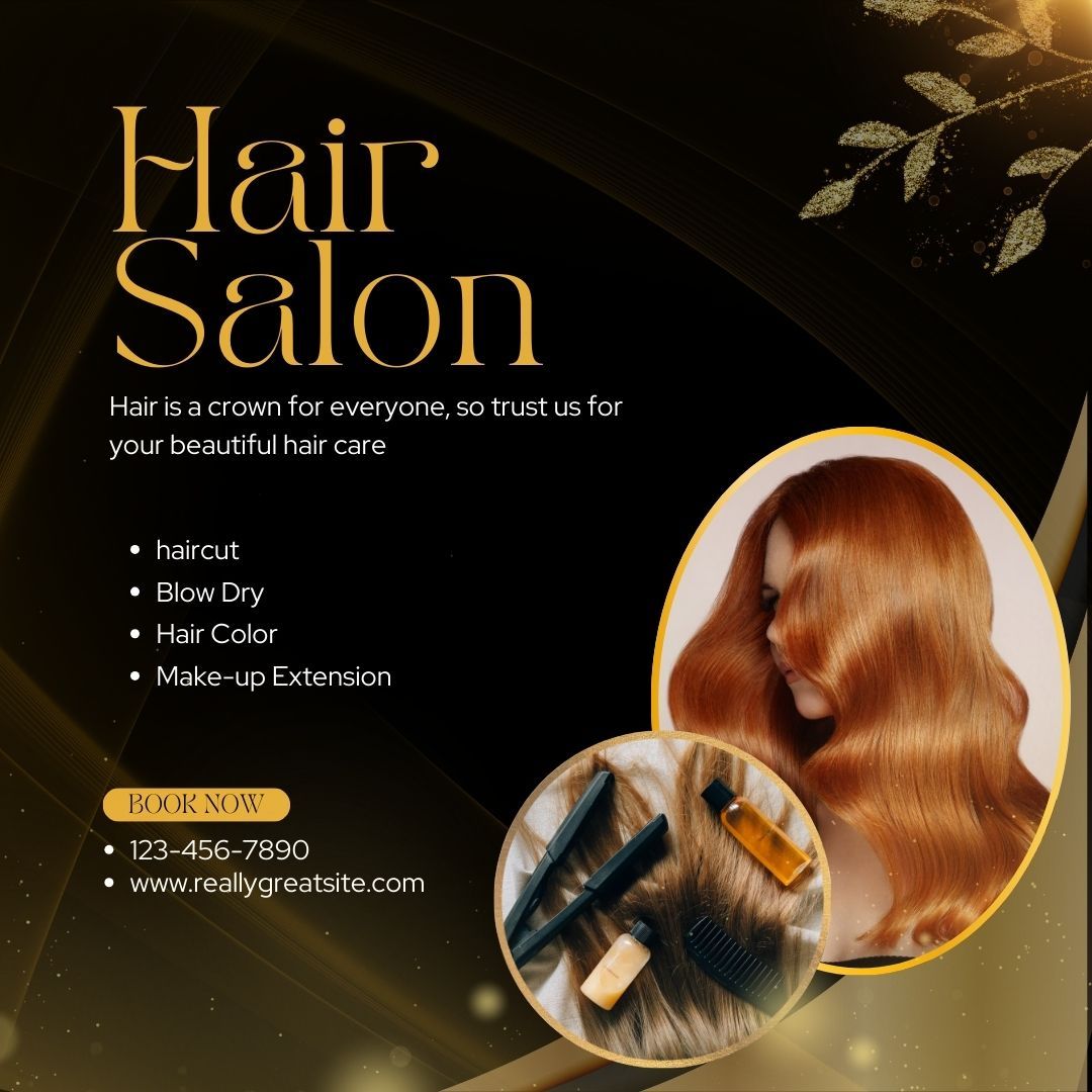 Băng rôn salon ấn tượng