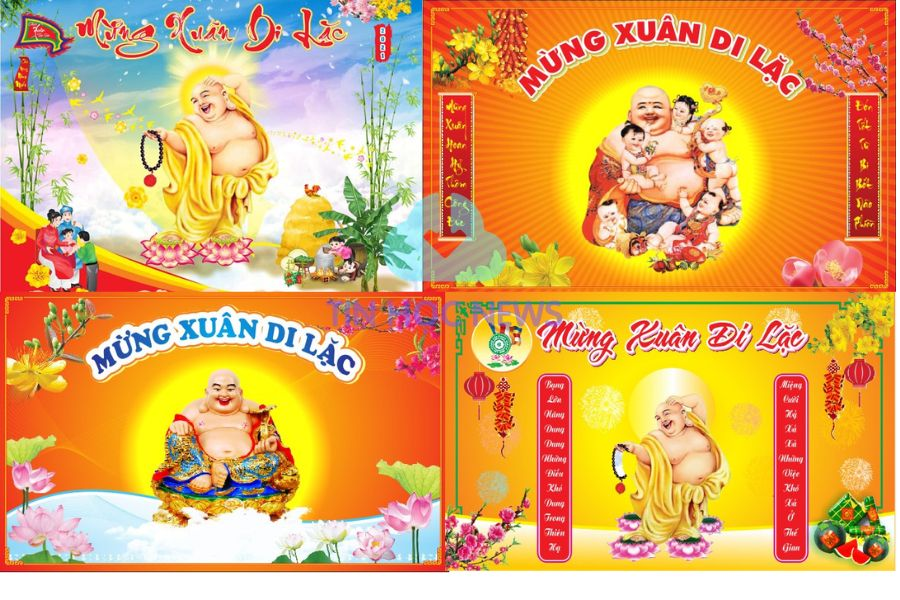 Ảnh phông mừng xuân di lặc