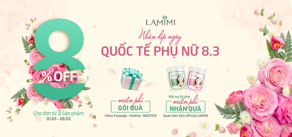 Băng rôn Quốc tế Phụ nữ 83 với họa tiết hoa mẫu đơn