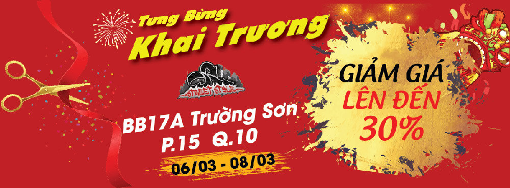 Băng rôn khai trương quán nhậu