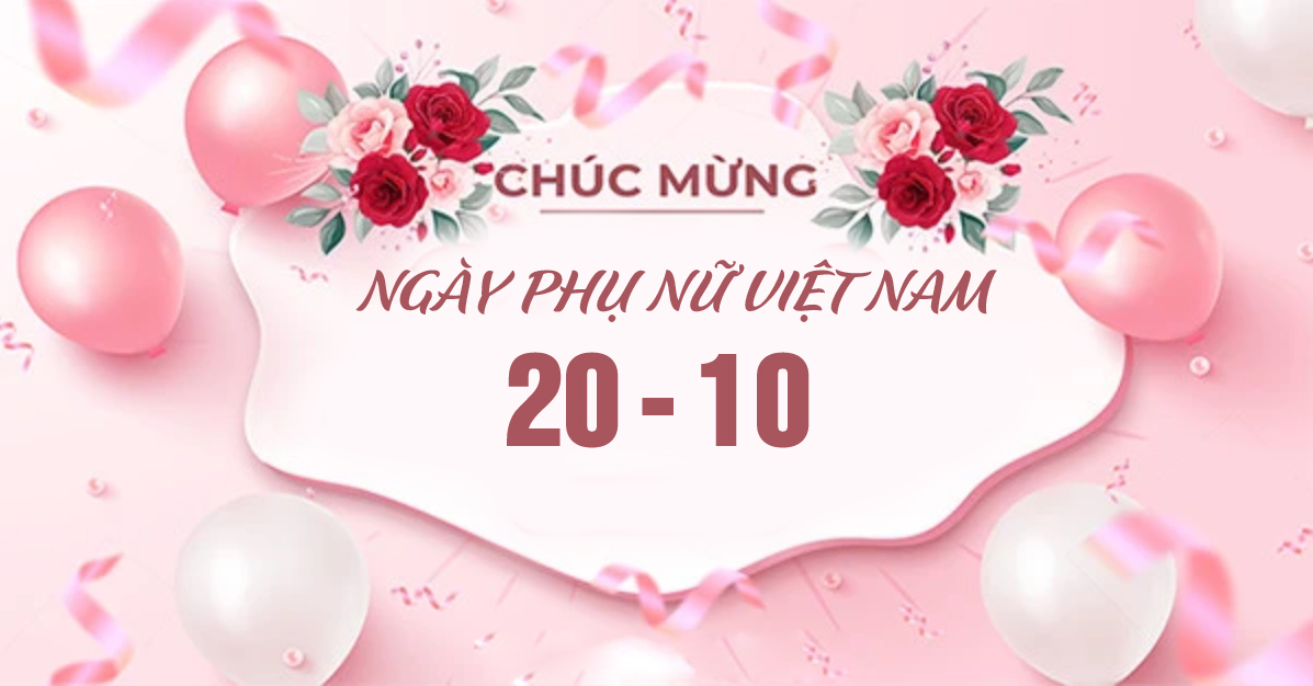 Băng rôn ngày phụ nữ Việt Nam