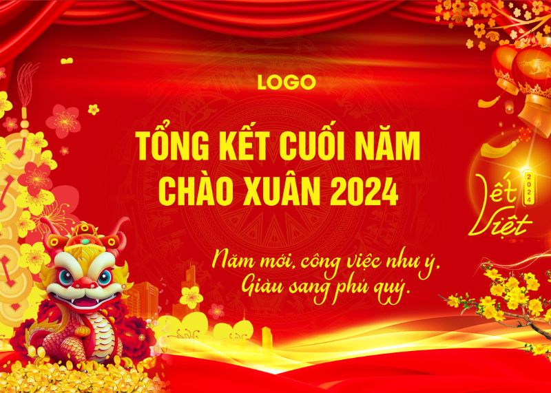 Băng rôn tổng kết cuối năm