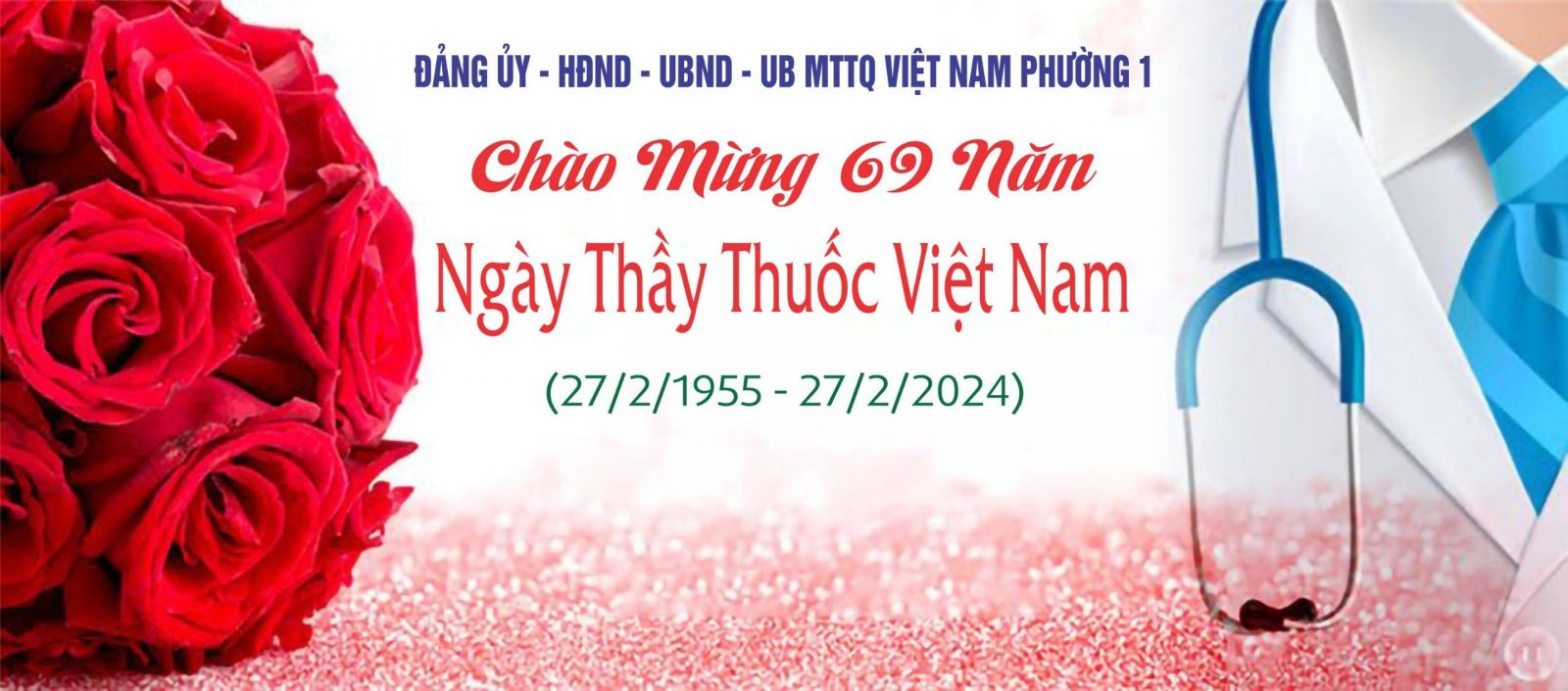 Phông chào mừng kỷ niệm ngày thầy thuốc