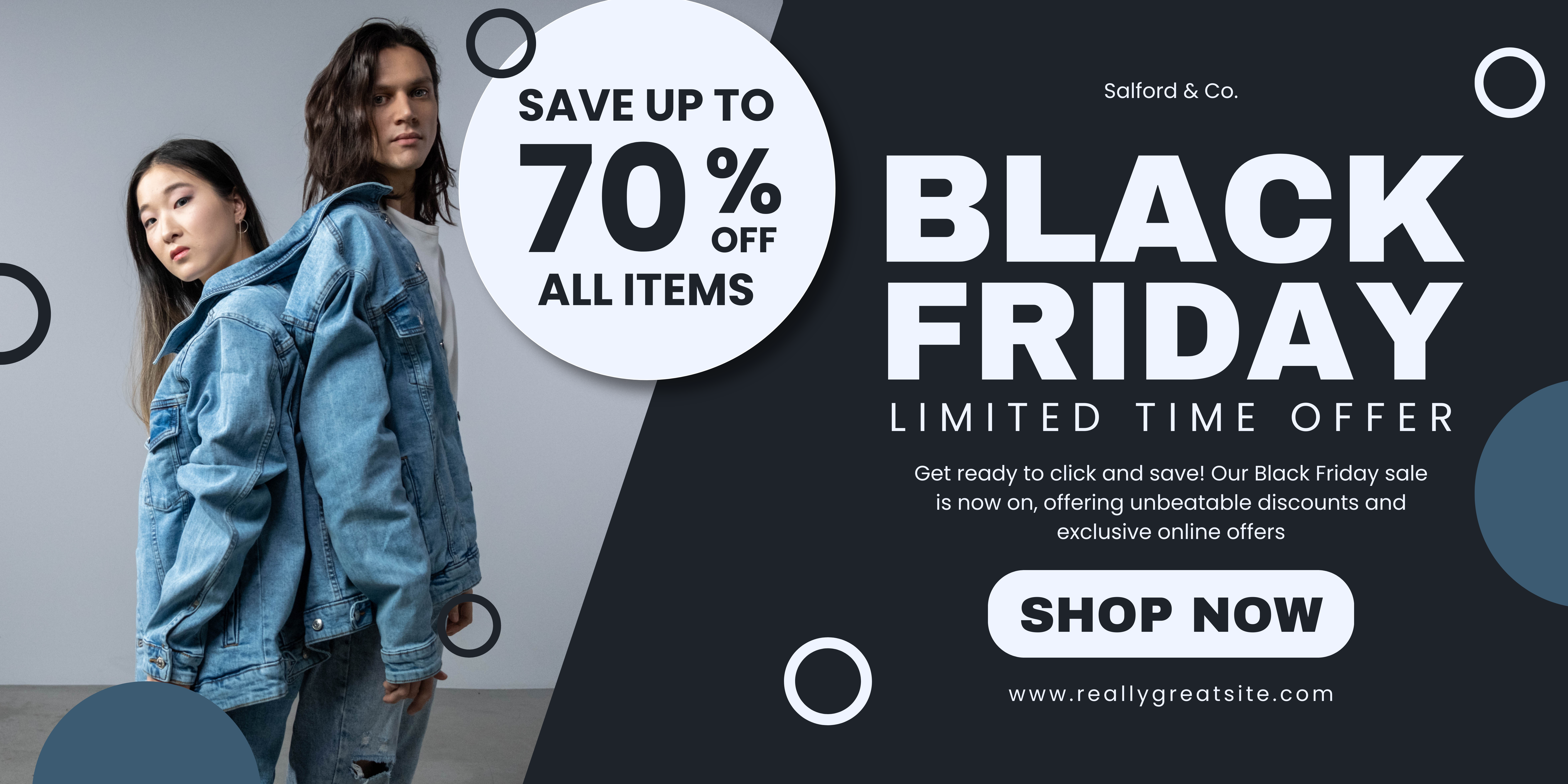 Banner sự kiện black friday