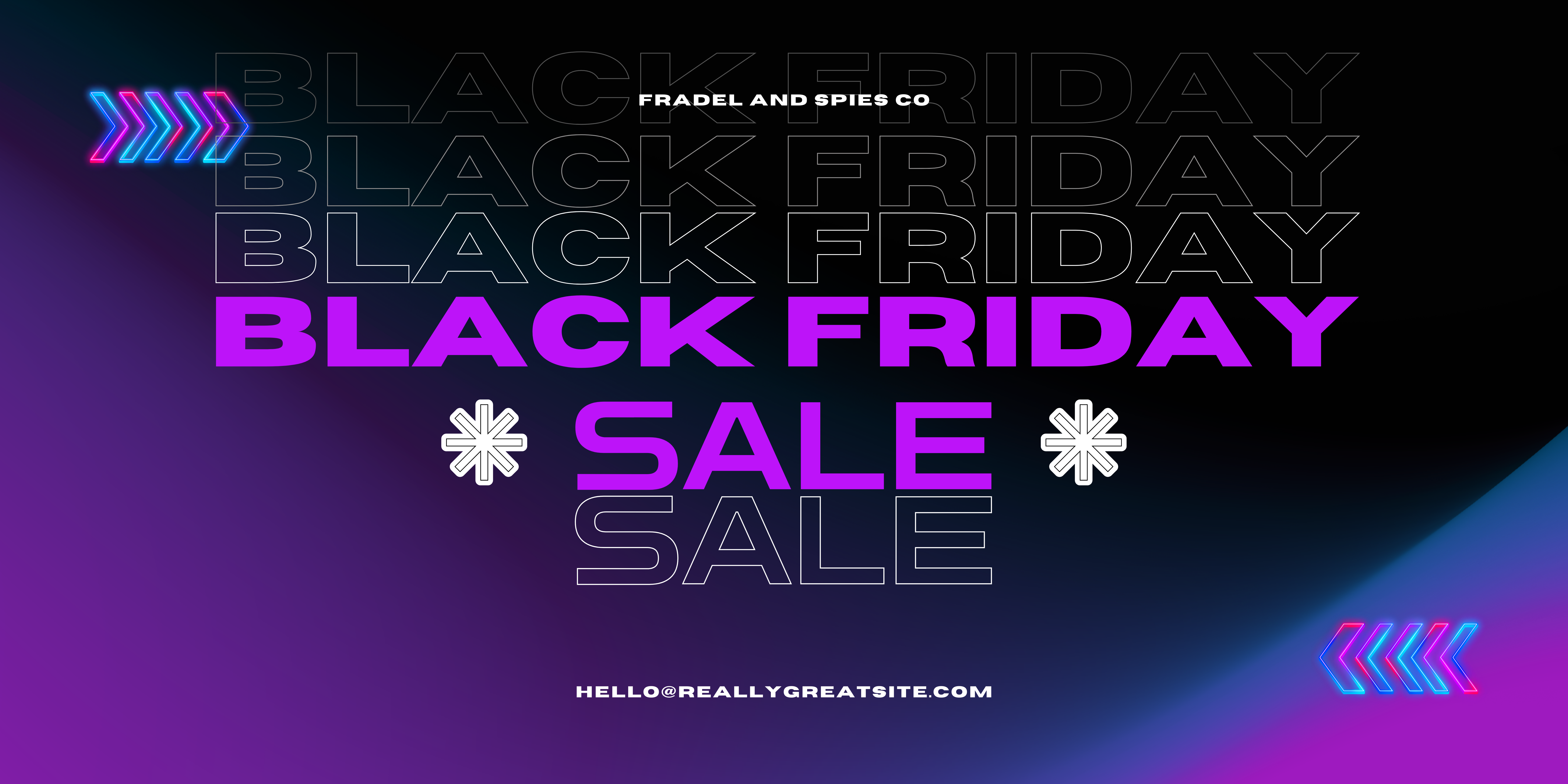 Banner black friday ấn tượng