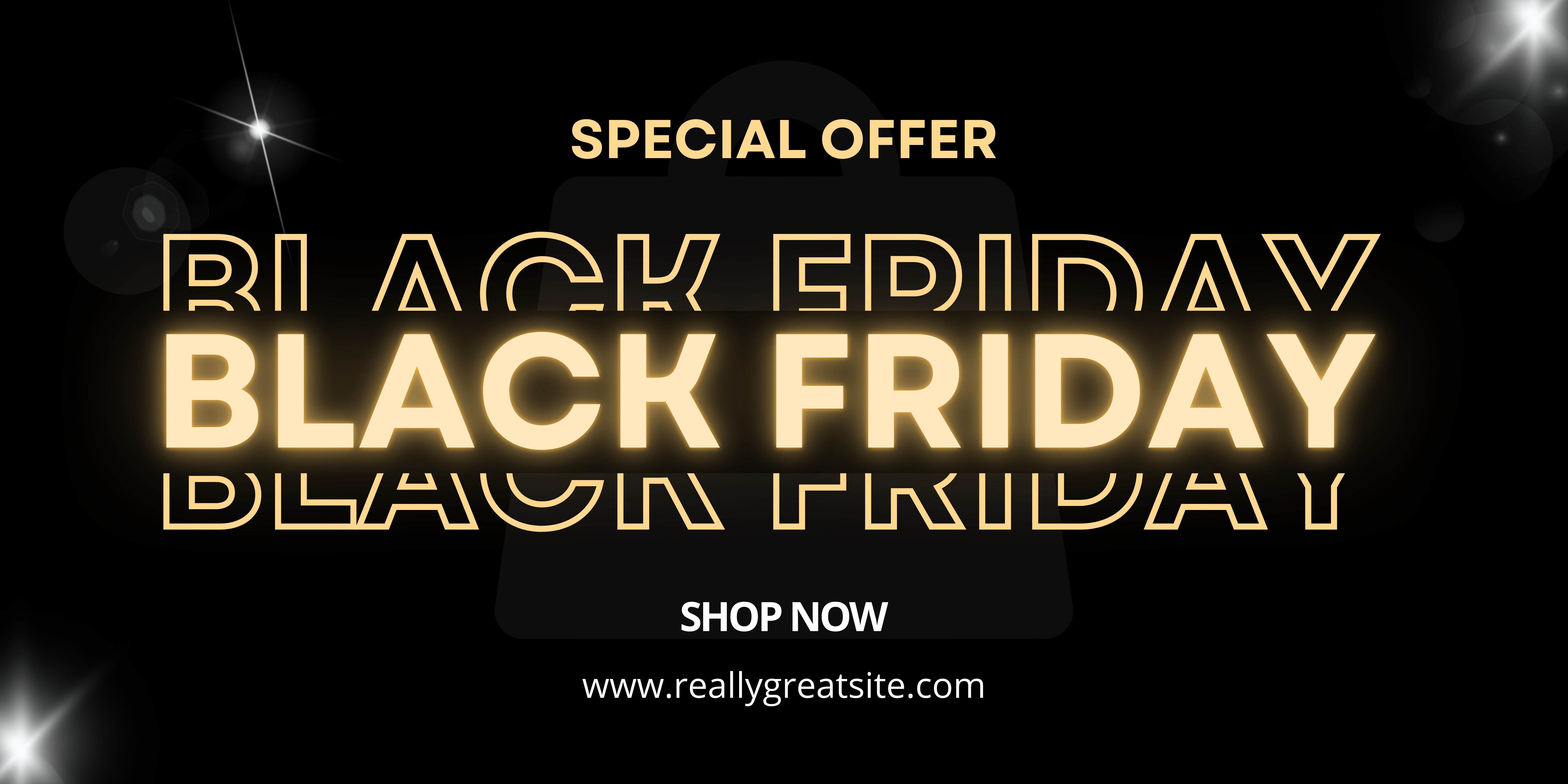 Mẫu băng rôn Black Friday
