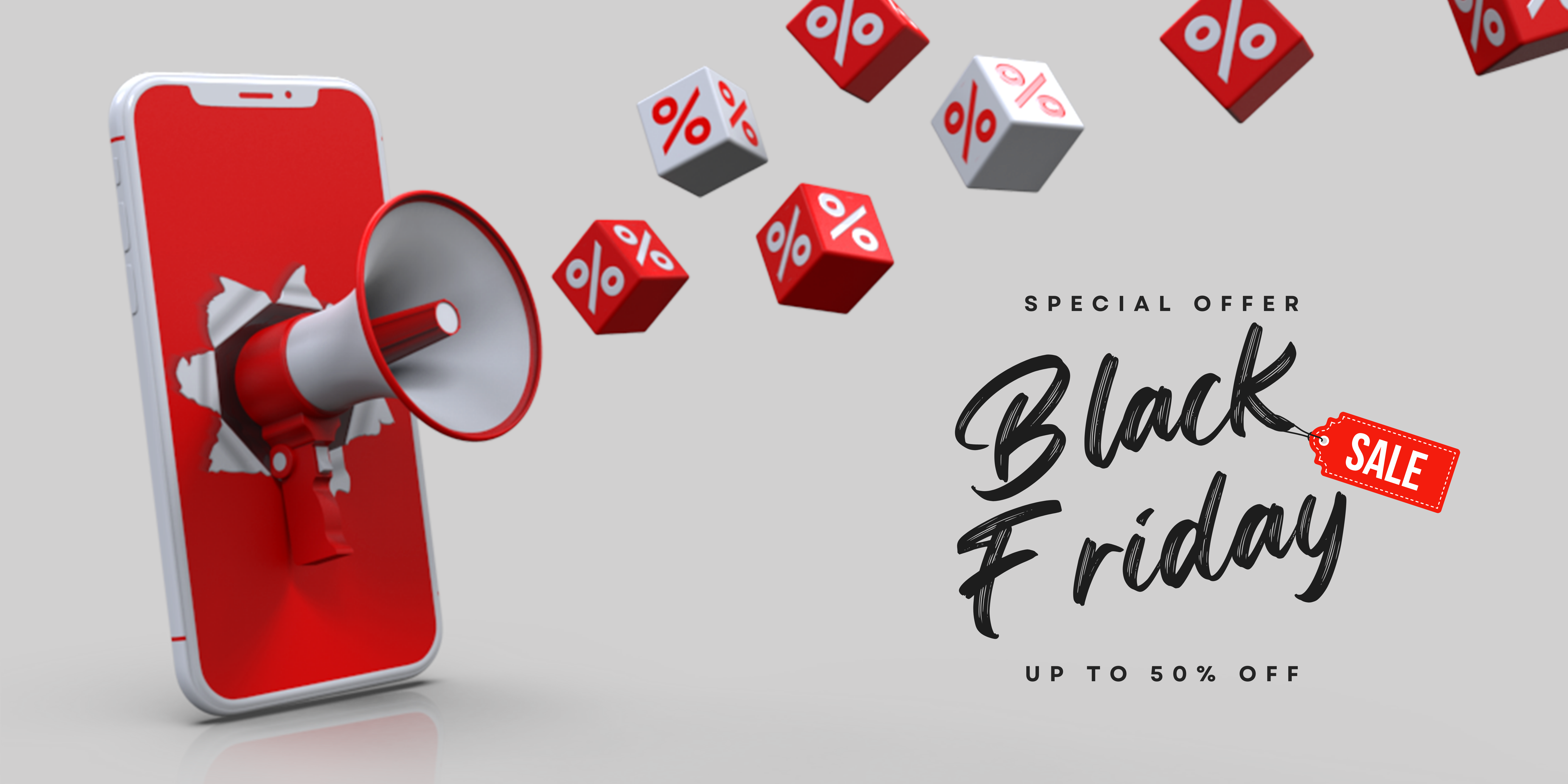 Băng rôn khuyến mãi black friday