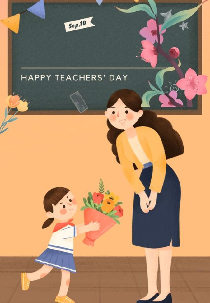 Standee happy teacher day