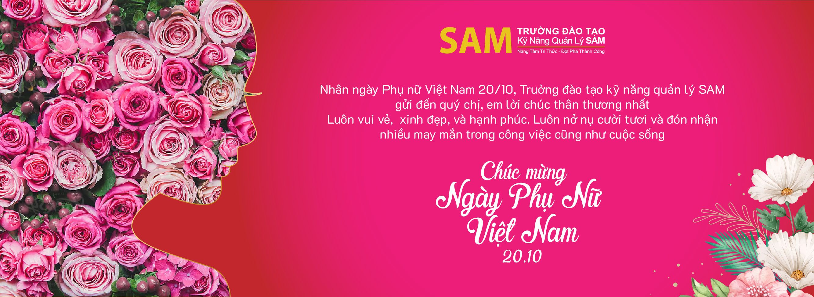 banner chào mừng 20 10 Bộ 15+ Mẫu Băng Rôn 20/10 Tôn Vinh Phụ Nữ Việt Nam