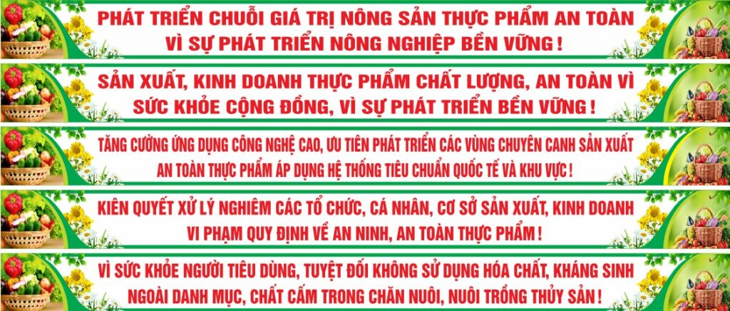 Mẫu Băng Rôn An Toàn Thực Phẩm