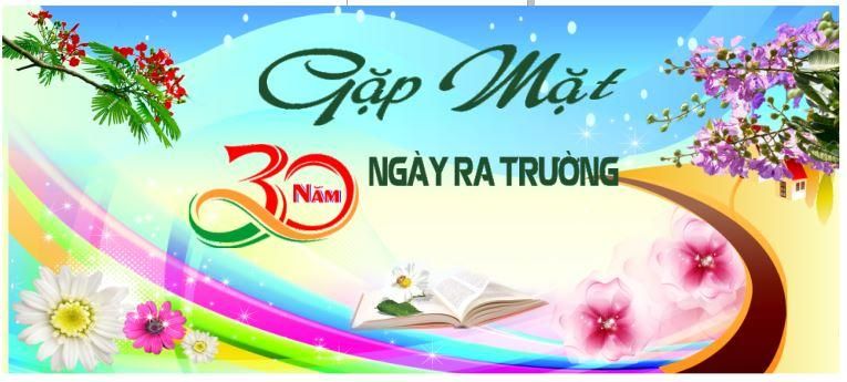 Mẫu banner họp lớp đẹp