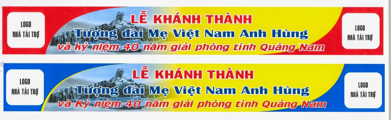 Mẫu băng rôn khánh thành đẹp