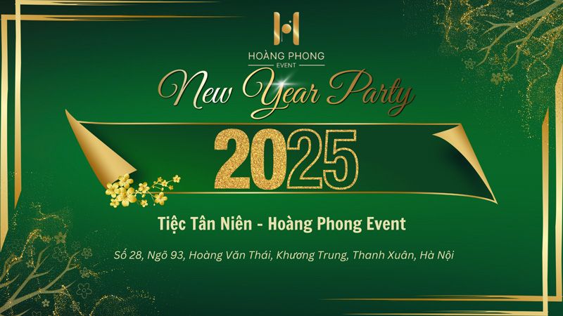 Backdrop tiệc tân niên 50+ Mẫu Backdrop Tân Niên Đẹp, Sang Trọng