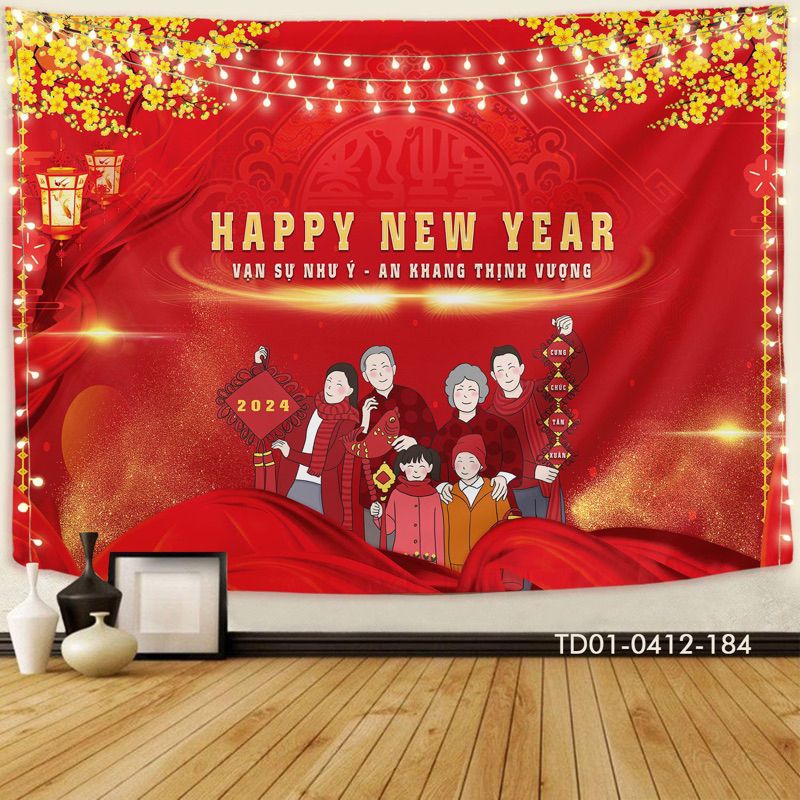 Dịch vụ in backdrop tân niên tại TP.HCM 50+ Mẫu Backdrop Tân Niên Đẹp, Sang Trọng