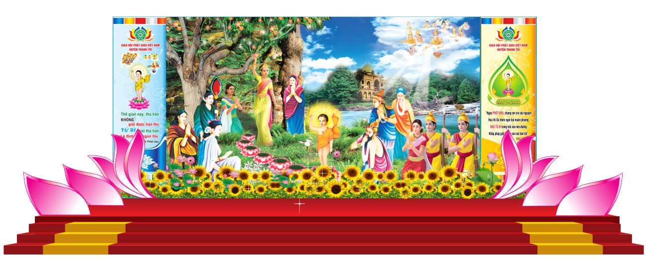 Background lễ phật đản 30+ Mẫu Backdrop Phật Đản Đẹp, Trang Trọng, Ý Nghĩa