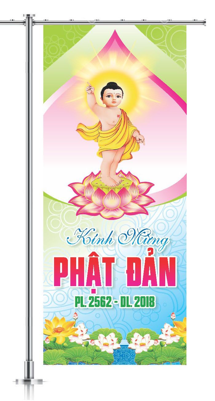 banner dọc mừng lễ phật đản 30+ Mẫu Backdrop Phật Đản Đẹp, Trang Trọng, Ý Nghĩa