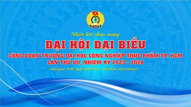 Backdrop đại biểu 22+ Mẫu Background, Backdrop Đại Hội Công Đoàn Đẹp