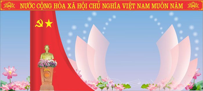 in backdrop giá rẻ lấy liền tại TP.HCM 25+ Mẫu Backdrop Đại Hội Đảng, Đại Hội Chi Bộ Đẹp, Ý Nghĩa