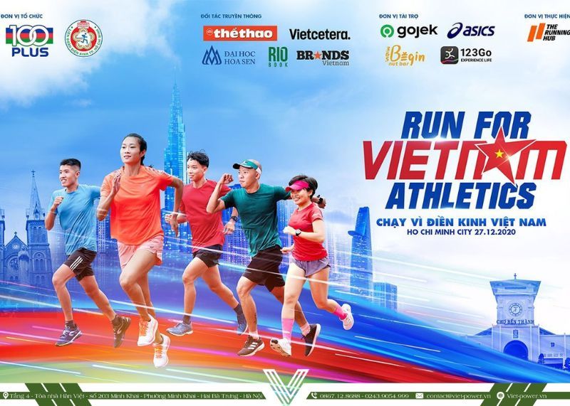 Backdrop cho giải chạy marathon