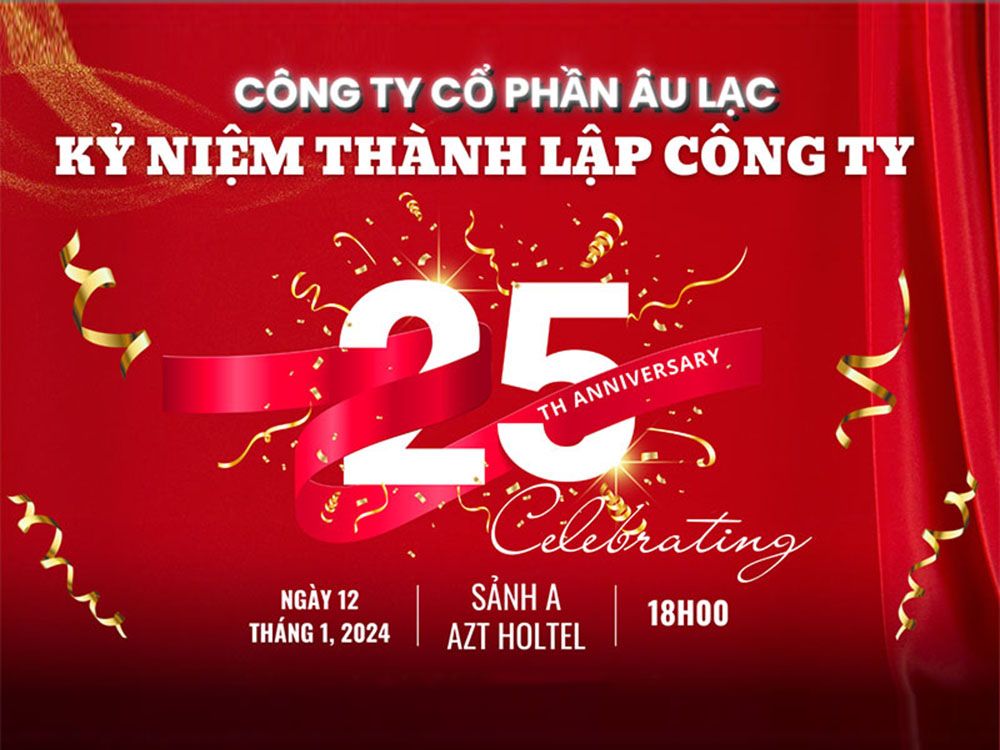Phông nền lễ kỷ niệm thành lập công ty đẹp