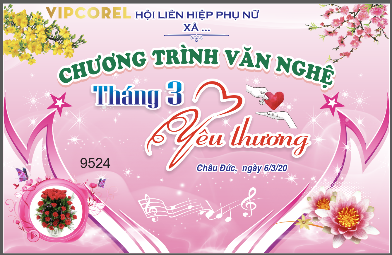 Phông nền văn nghệ đẹp 
