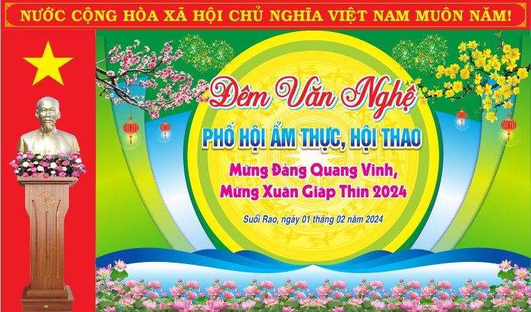 background đêm văn nghệ 30+ Mẫu Backdrop Văn Nghệ Liên Hoan Đẹp Hiện Nay