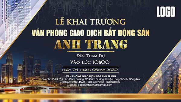 Tầm quan trọng của backdrop bất động sản trong sự kiện