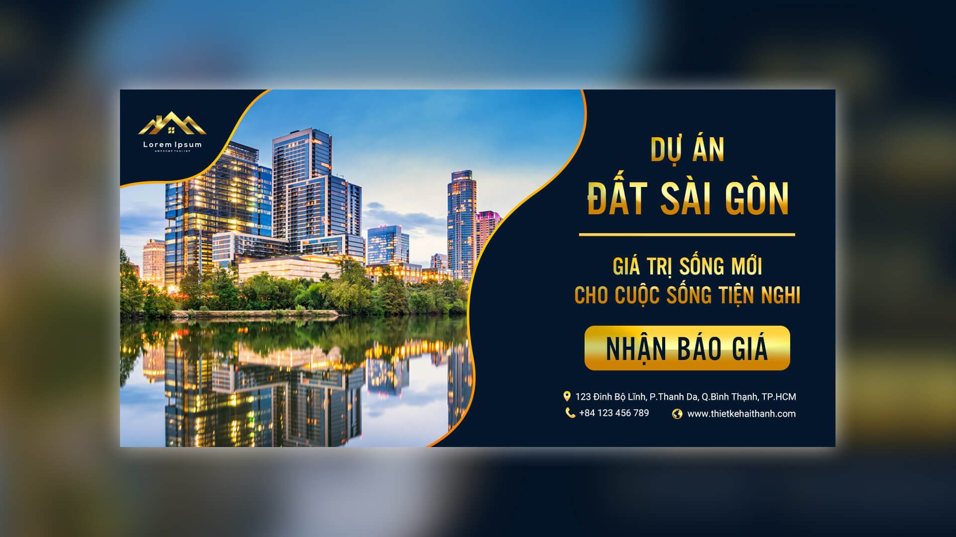 Mẫu phông nền bất động sản