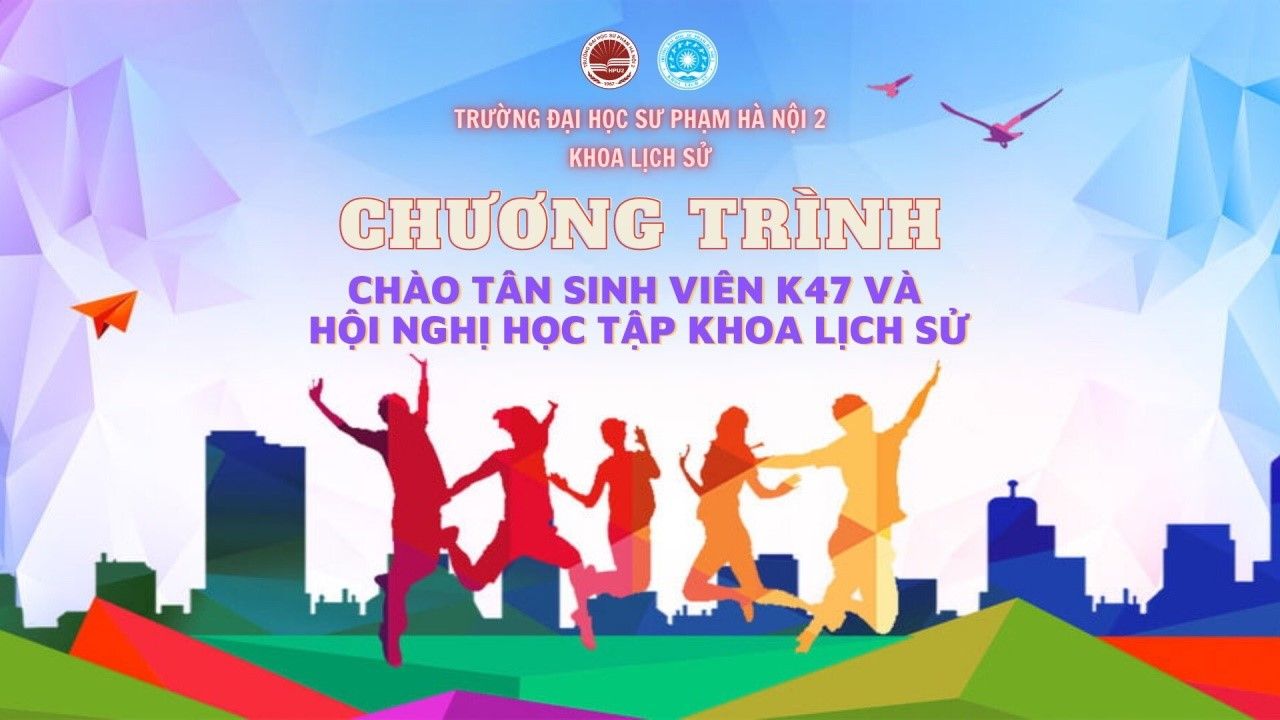 Backdrop chương trình chào tân sinh viên 
