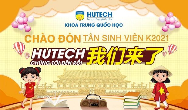Backdrop chào đón tân sinh viên đẹp