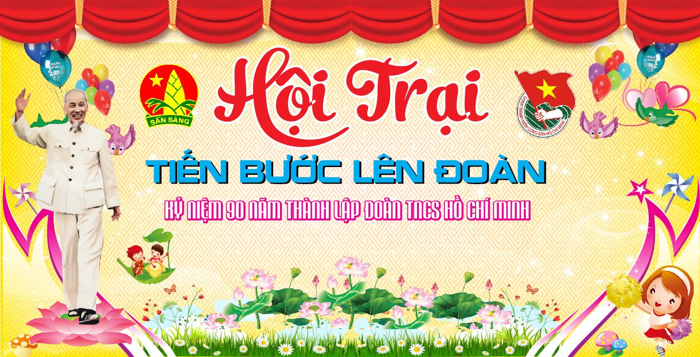 Backdrop hội trại