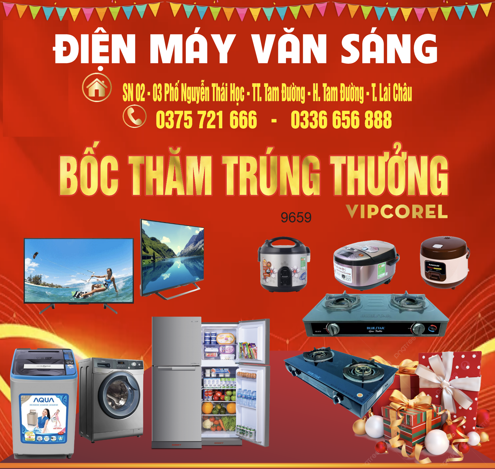 Background bốc thăm trúng thưởng